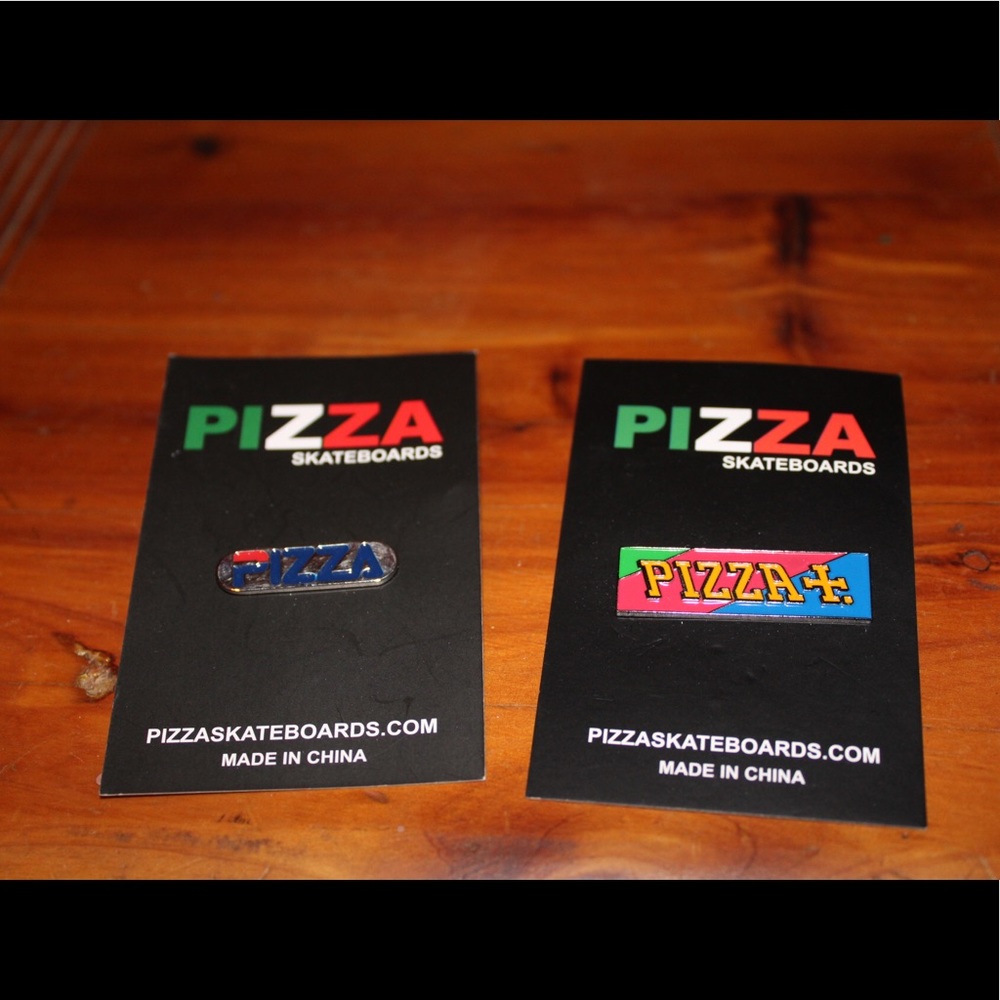 Pizza Skateboards Enamel Pins
